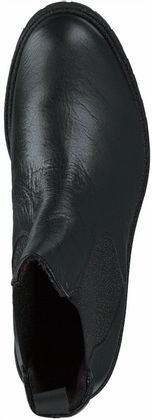 Pertini Chelsea Boots für Damen aus Leder 102001903425 (Schwarz)