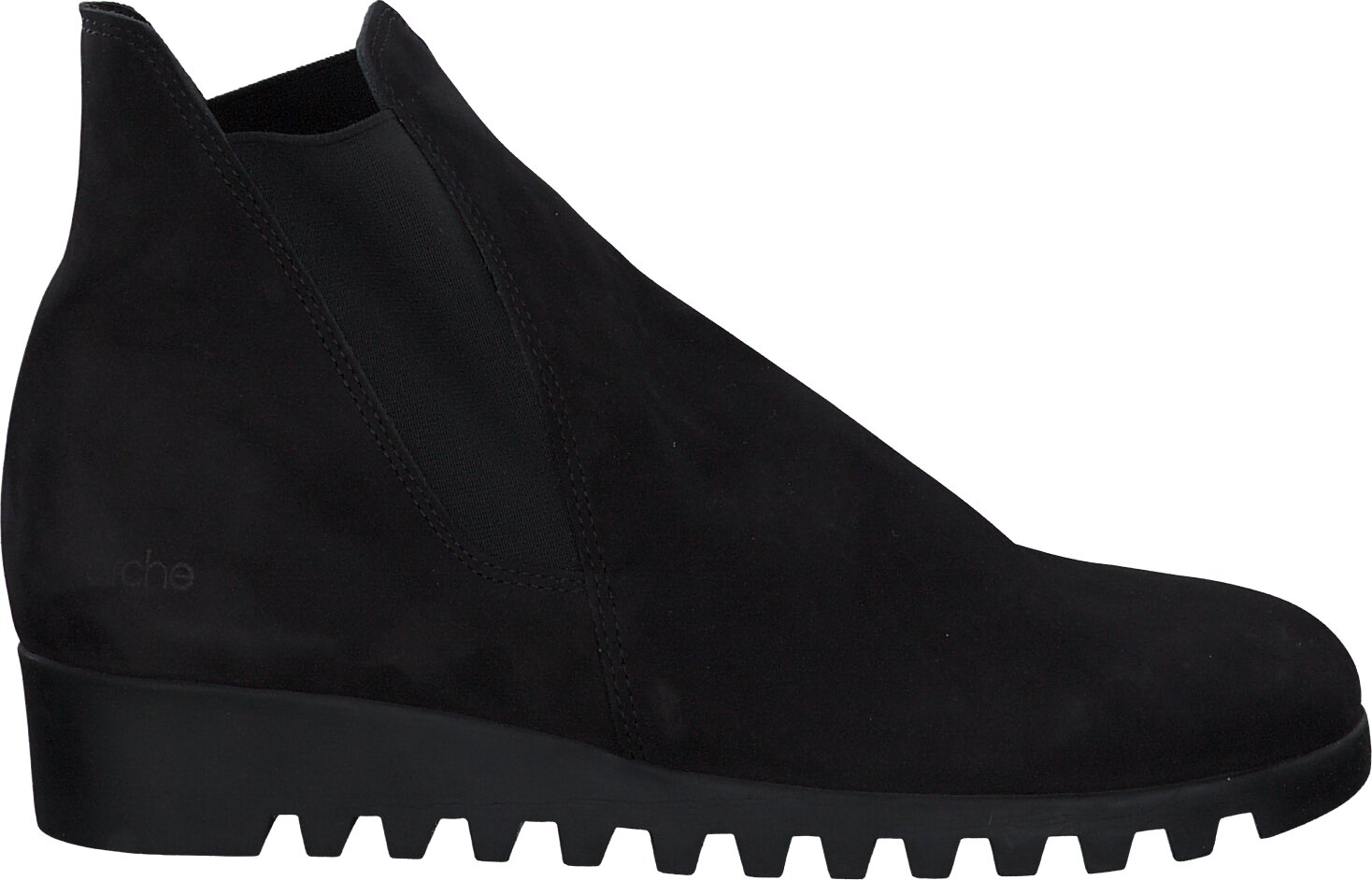 Infinity Leather Fly Damen-Stiefeletten - Leder Mit Reißverschluss & Plateau