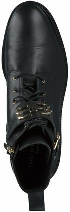 Phillip Hardy Damen-Winter-Boots aus Leder 102001824466 (Schwarz)