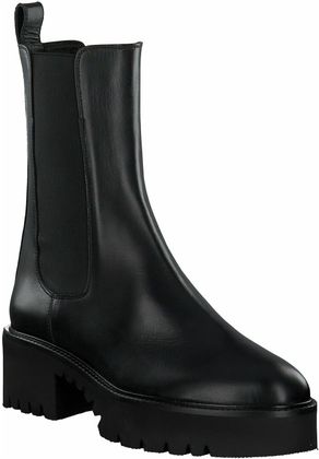 Phillip Hardy Damen-Chelsea-Boots aus Leder 102001913716 (Schwarz)
