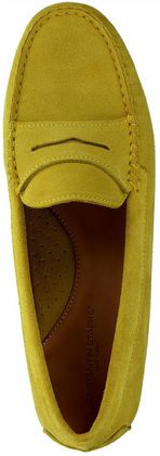 Konstantin Starke Damen-Slipper aus Leder 100392949541 (Gelb 
