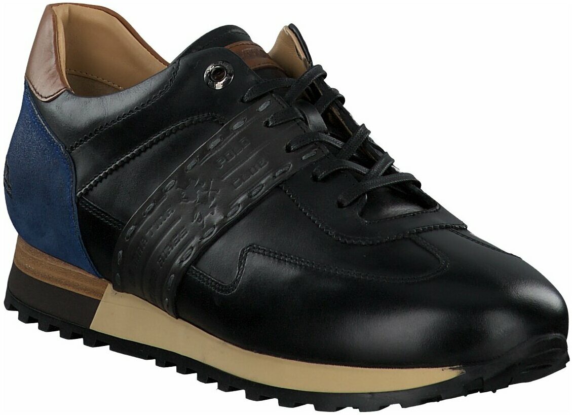 La Martina Herren-Sneaker aus Leder 244001859059 (Schwarz) online  