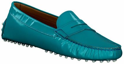 Konstantin Starke Damen-Slipper aus Leder 100143949449 (Türkis)