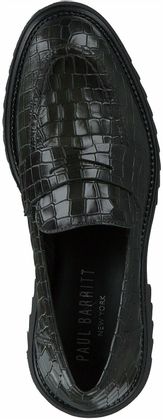 Paul Barritt Damen-Slipper aus Leder 100695903905 (Oliv)