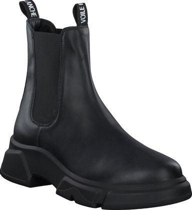 Voile Blanche Leder-Chelsea-Boots aus Leder 102001903401 (Schwarz)