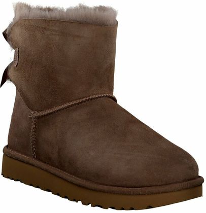 UGG Damen-Moonboots aus Leder 192222878224 (Braun)