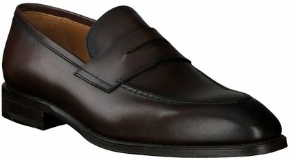 Konstantin Starke Herren-Slipper aus Leder 221201913534 (Braun)