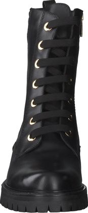 Phillip Hardy Damen-Schnürboots aus Leder 102001903619 (Schwarz)