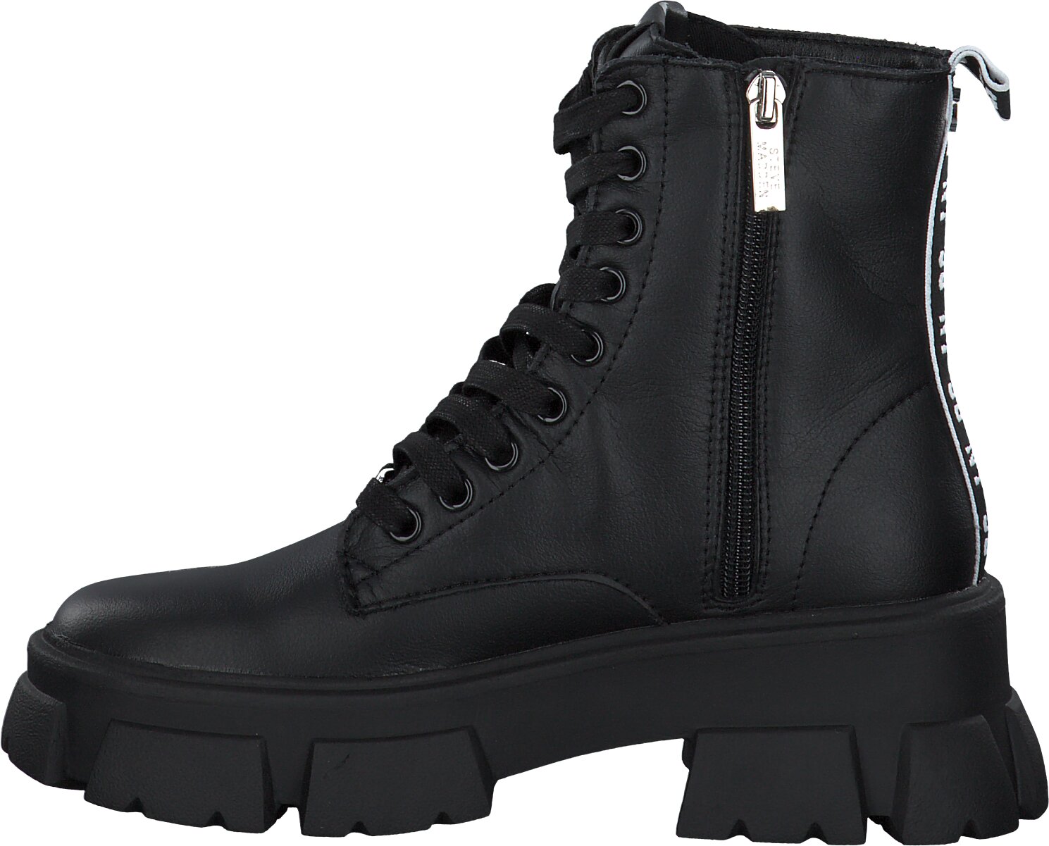 Black combat boots steve madden online