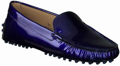 Konstantin Starke Damen-Mokassins aus Leder 103143949450 (Blau)