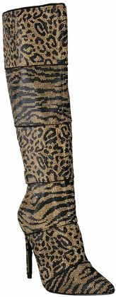 Steve Madden Absatz-Stiefel für Damen 190907822905 (Braun)