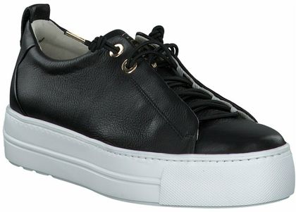 Paul Green Damen-Sneaker aus Leder 101001910223 (Schwarz)