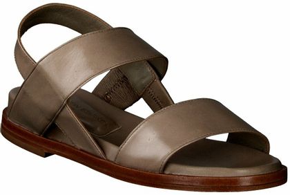 Konstantin Starke Damen-Sandalen aus Leder 184301950798 (Beige)