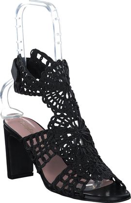 Pretty Ballerinas Damen-Sandalen aus Leder 185009951468 (Schwarz)