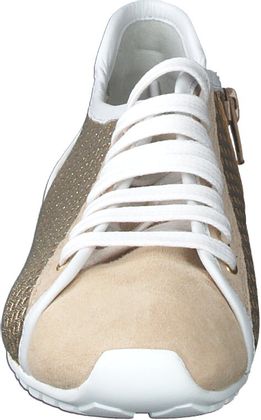 Mania Damen-Schnürschuhe aus Leder 101382952060 (Gold/Bunt)