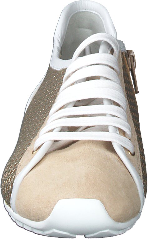 Mania Damen-Schnürschuhe aus Leder 101382952060 (Gold/Bunt) online 