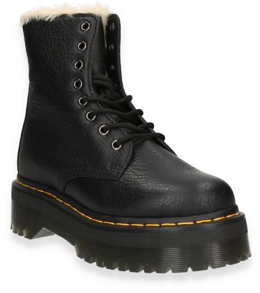 Dr. Martens Damen-Schnürboots mit Plateau 102001982830 (Schwarz  