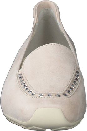 Mania Damen-Slipper aus Leder 100302951997 (Beige)