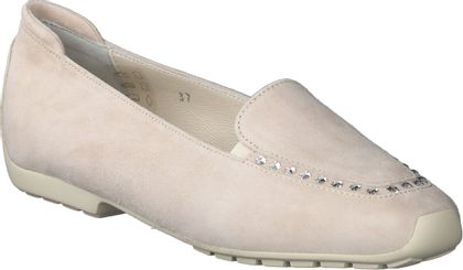 Mania Damen-Slipper aus Leder 100302951997 (Beige)