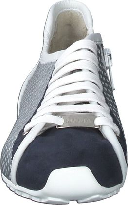 Mania Damen-Schnürschuhe aus Leder 101182952059 (Silber)