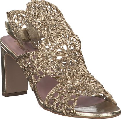 Pretty Ballerinas Damen-Sandalen aus Leder 185901771429 (Gold)