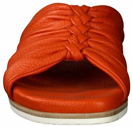 Trumans Damen-Pantoletten aus Leder 180391907877 (Orange)