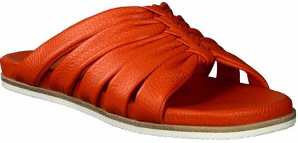 Trumans Damen-Pantoletten aus Leder 180391907877 (Orange)