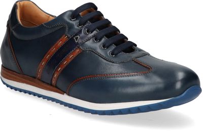 Galizio Torresi Herren-Sneaker aus Leder 244101932577 (Blau)