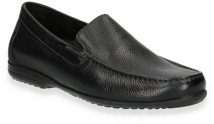 Sioux Herren-Slipper aus Leder 226001931408 (Schwarz)
