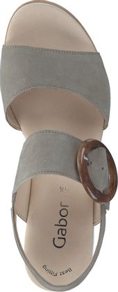 Gabor Keilabsatz-Sandalen für Damen 184692904946 (Oliv)
