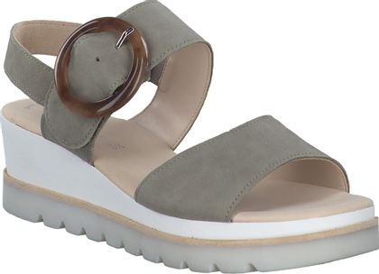 Gabor Keilabsatz-Sandalen für Damen 184692904946 (Oliv)